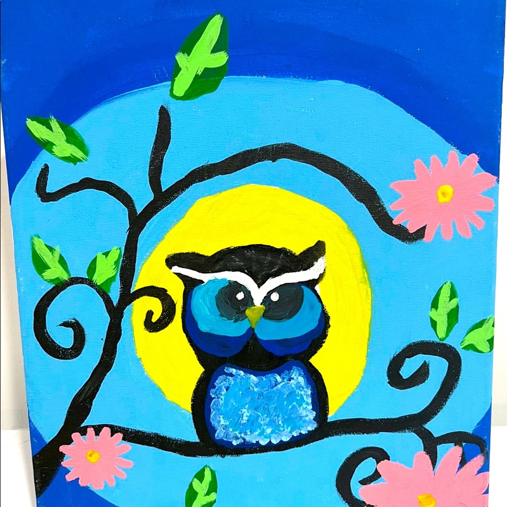 Owl painting